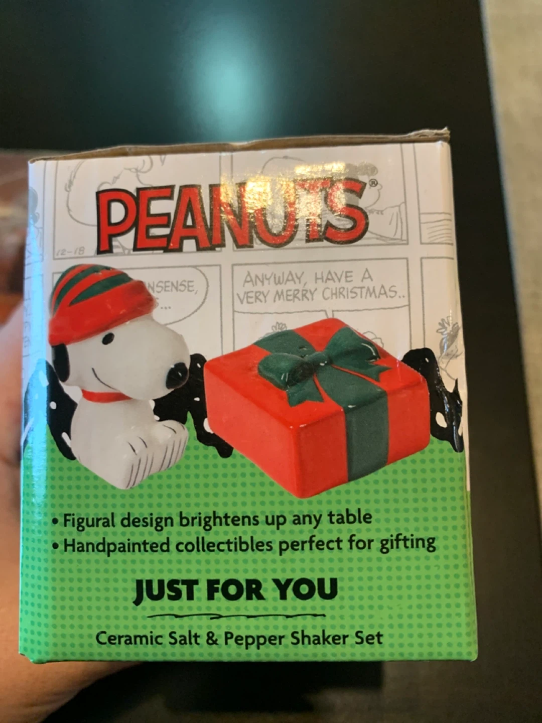 New Peanuts Snoopy Salt & Pepper Shaker Set - photo 2