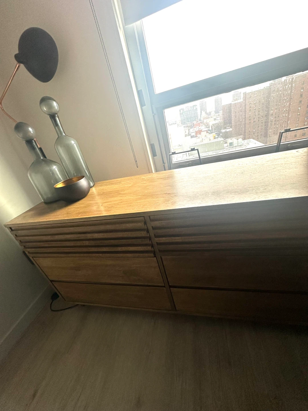 Wood Dresser with 6 Drawers - photo 2