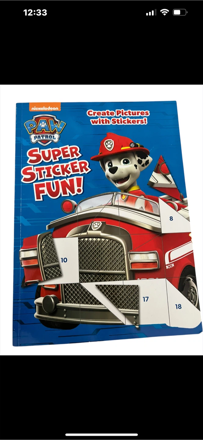 Paw Patrol Super Sticker Fun! Book