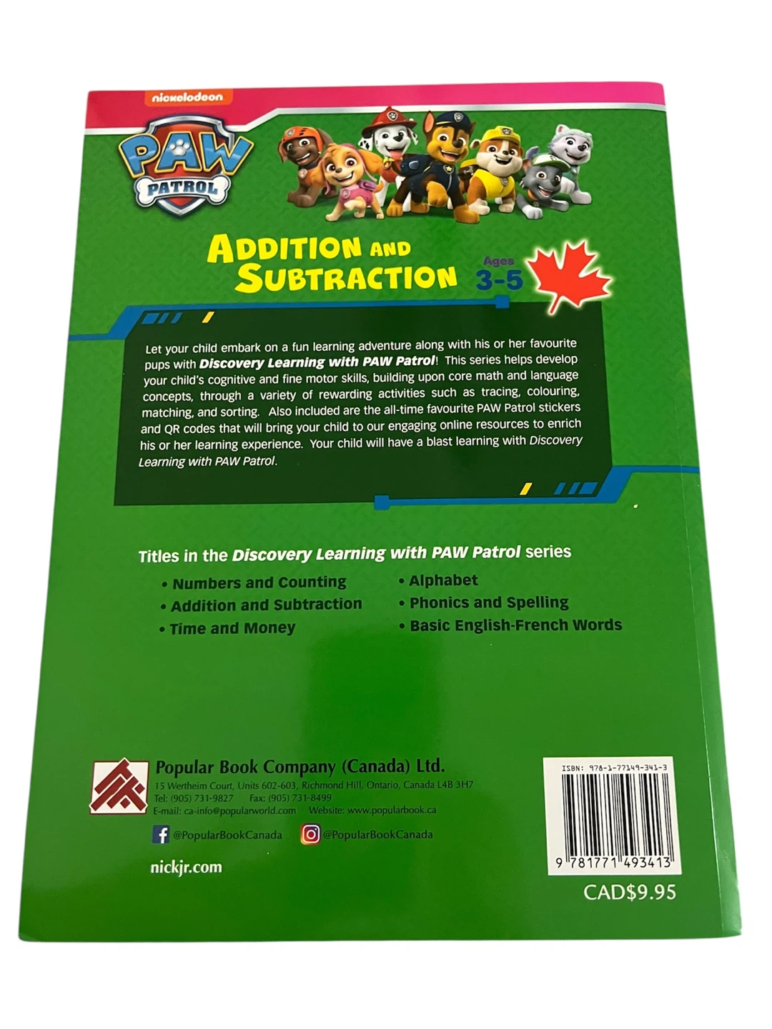Paw Patrol Addition & Subtraction Workbook - photo 2