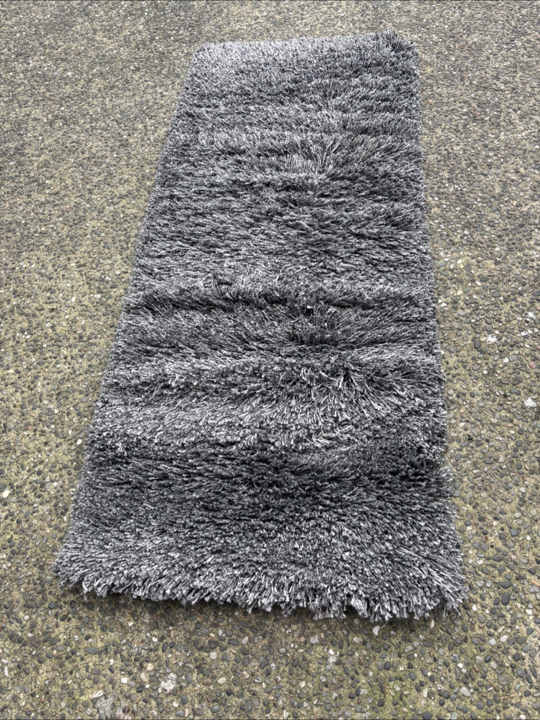Grey Shag Rug