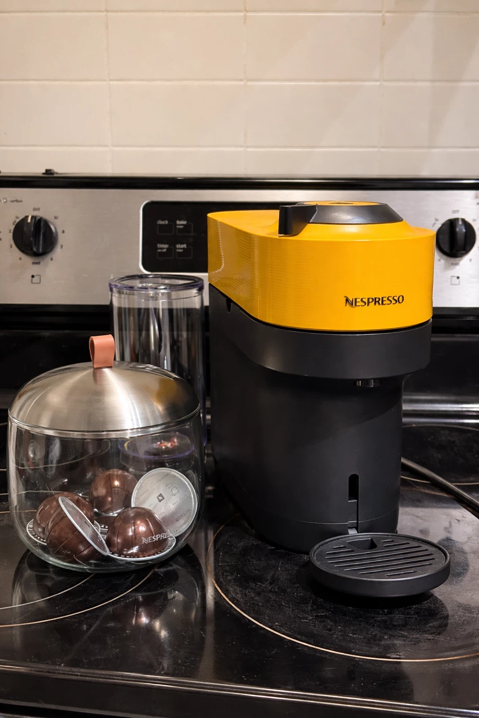 Nespresso Vertuo Pop + Pods Container