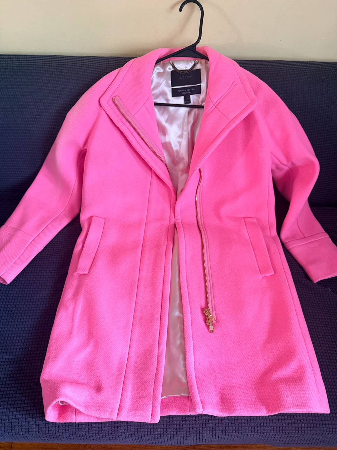 J.Crew Stadium-Cloth Collection Coat - Pink - photo 4