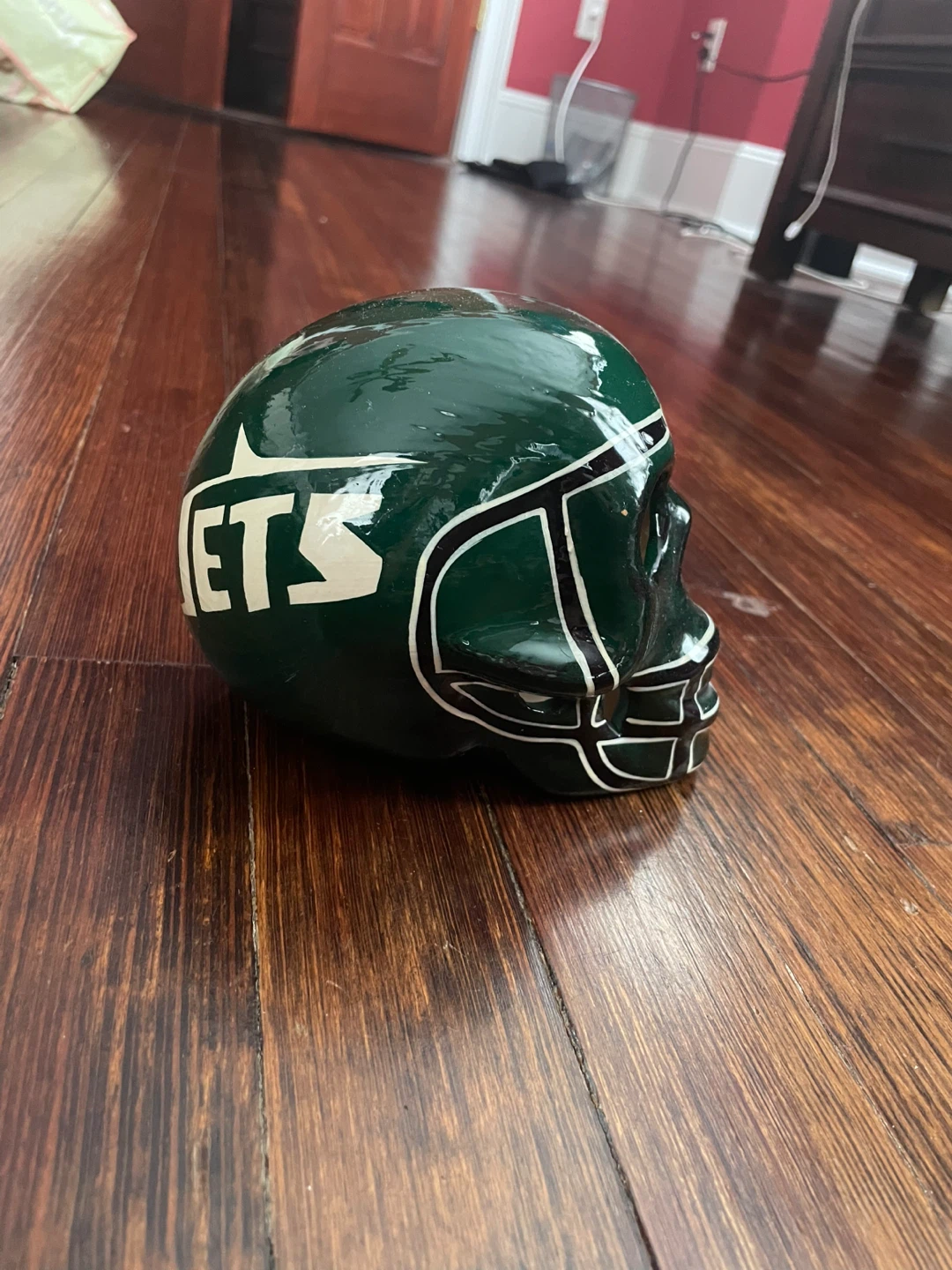New York Jets Skull Helmet
