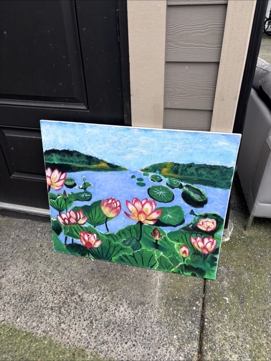 Lotus Flower Painting