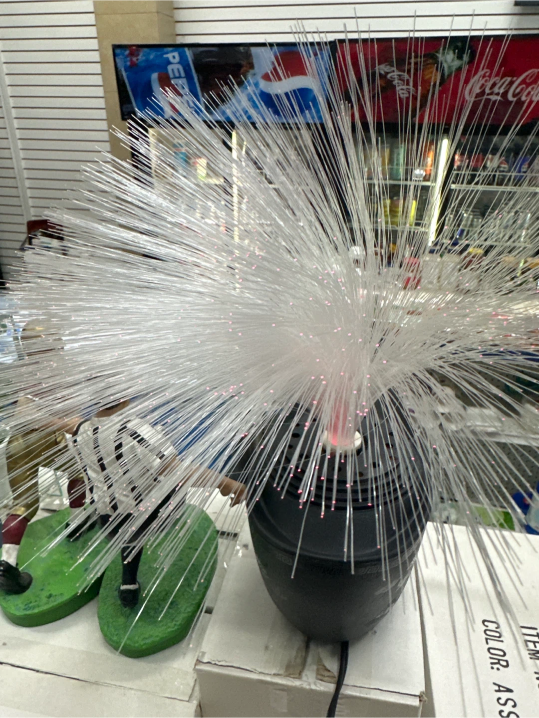 Fiber Optic Lamp - Black Base