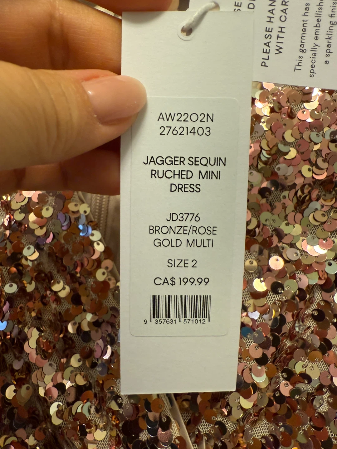 Ever New Jagger Sequin Mini Dress - Size 2 - New with Tags - photo 3