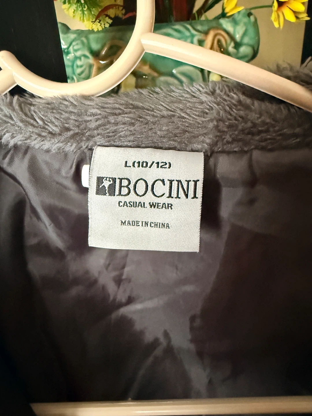 Bocini Gray & Red Fleece Jacket (L) - photo 2