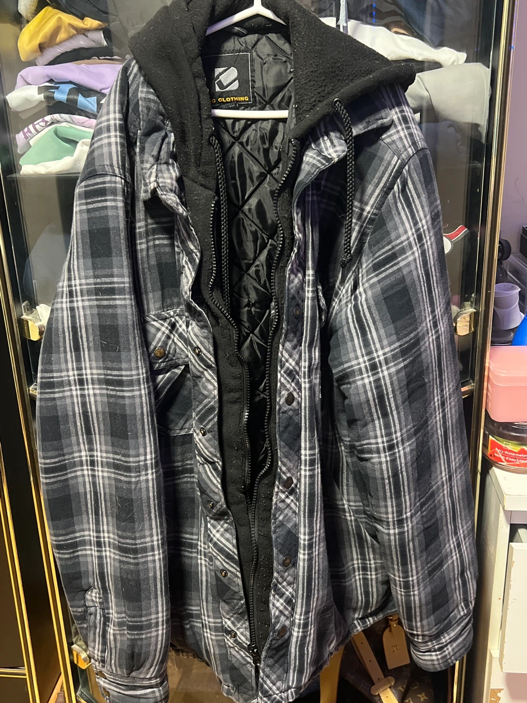 ZD Clothing Plaid Hooded Jacket