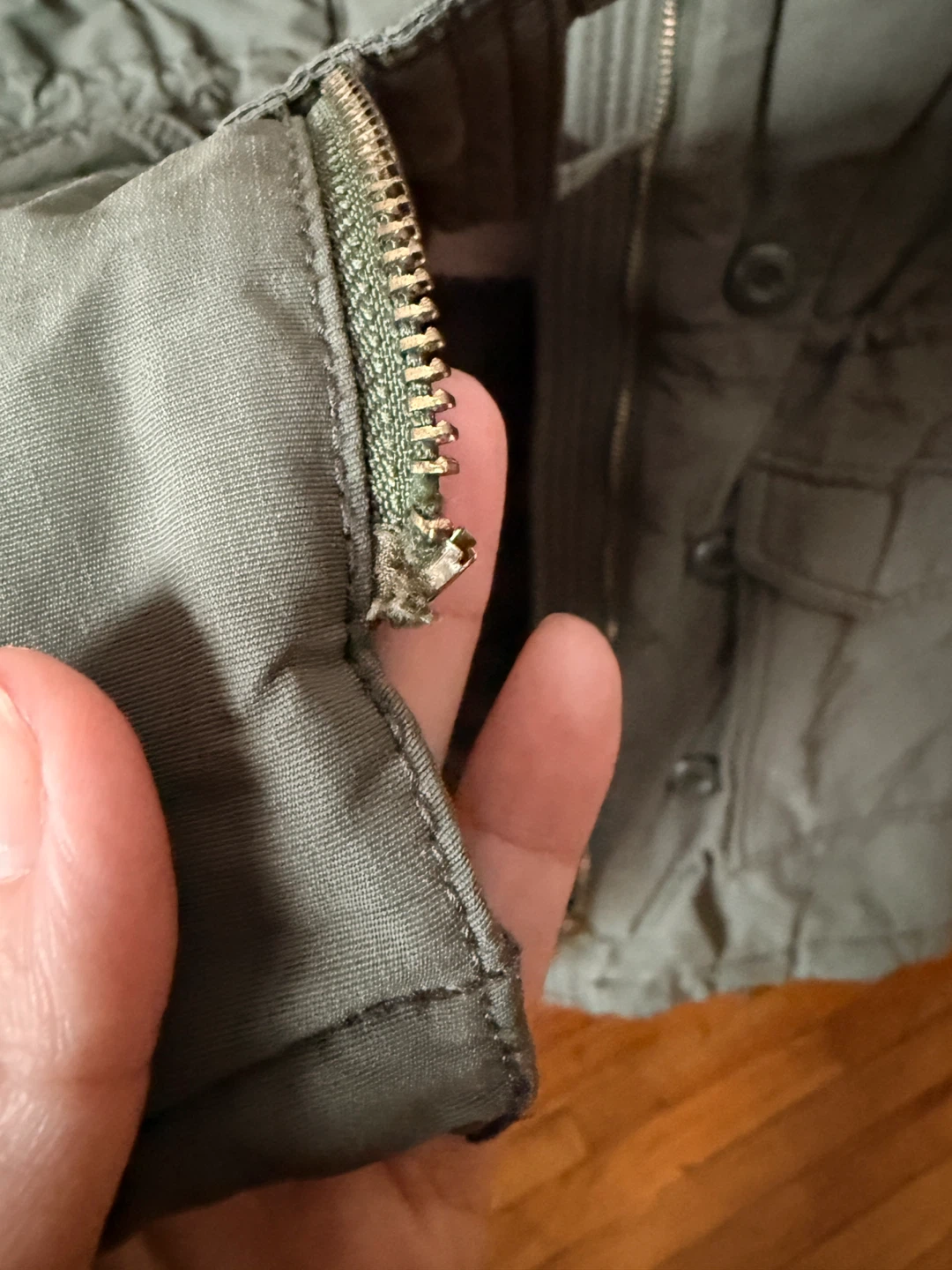 American Eagle Outfitters Olive Green Winter Coat - S - photo 4