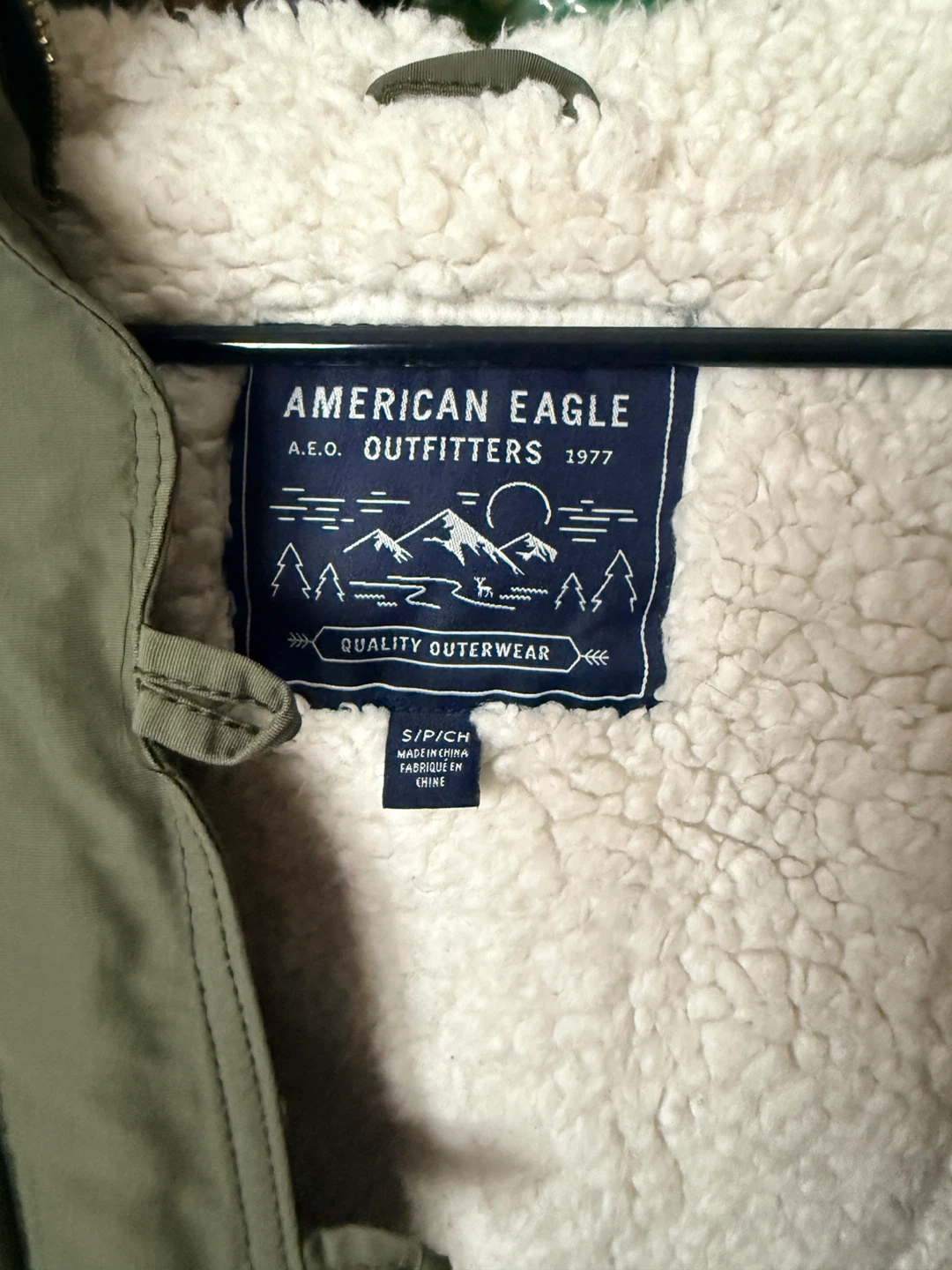 American Eagle Outfitters Olive Green Winter Coat - S - photo 3