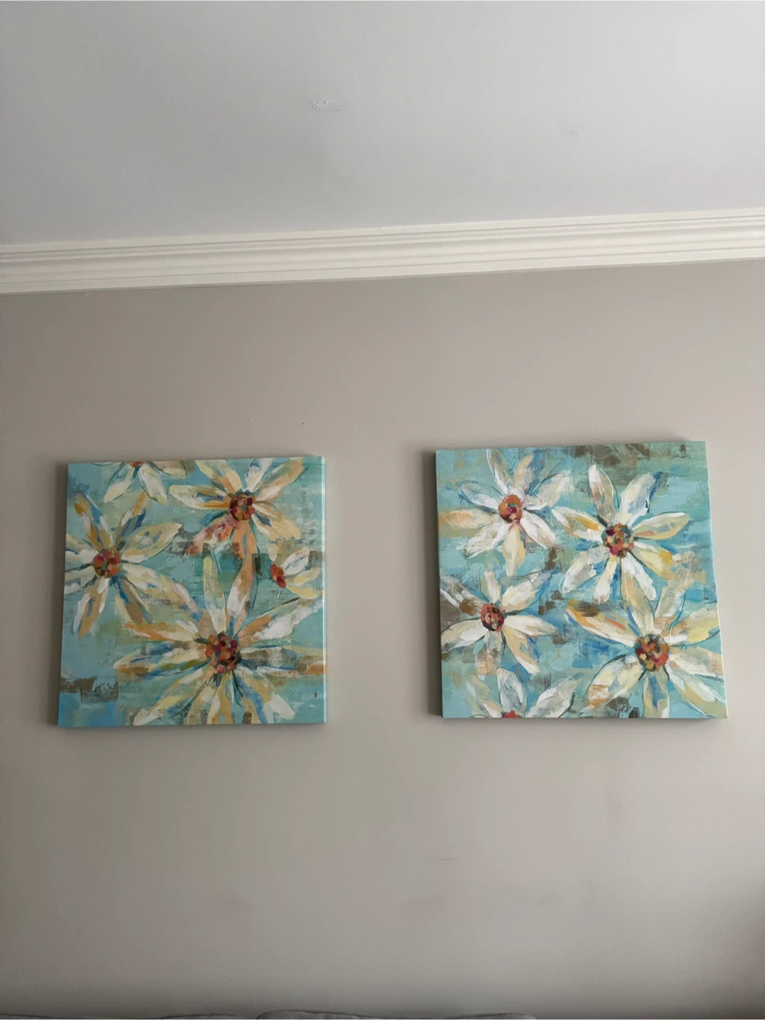 Floral Canvas Wall Art（set of2)