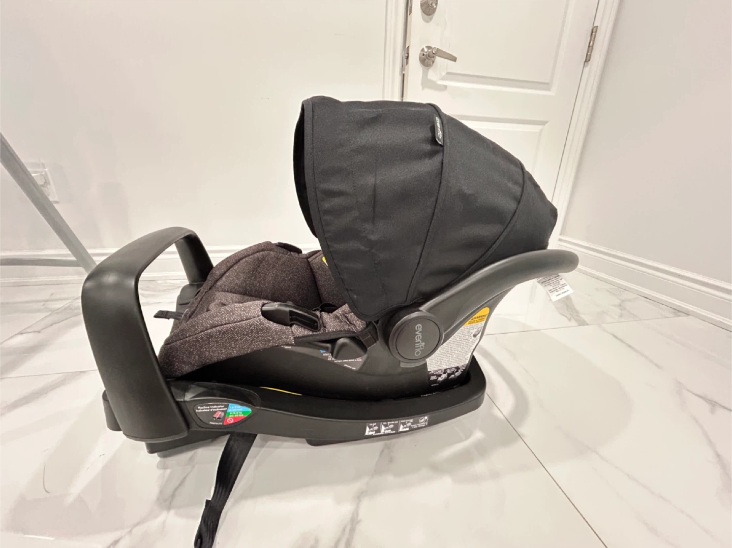 Evenflo Litemax  Infant Car Seat - Casual Grey - photo 4