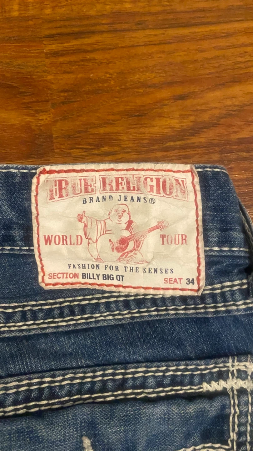 True Religion Billy Big QT Jeans - Size 34 - photo 3