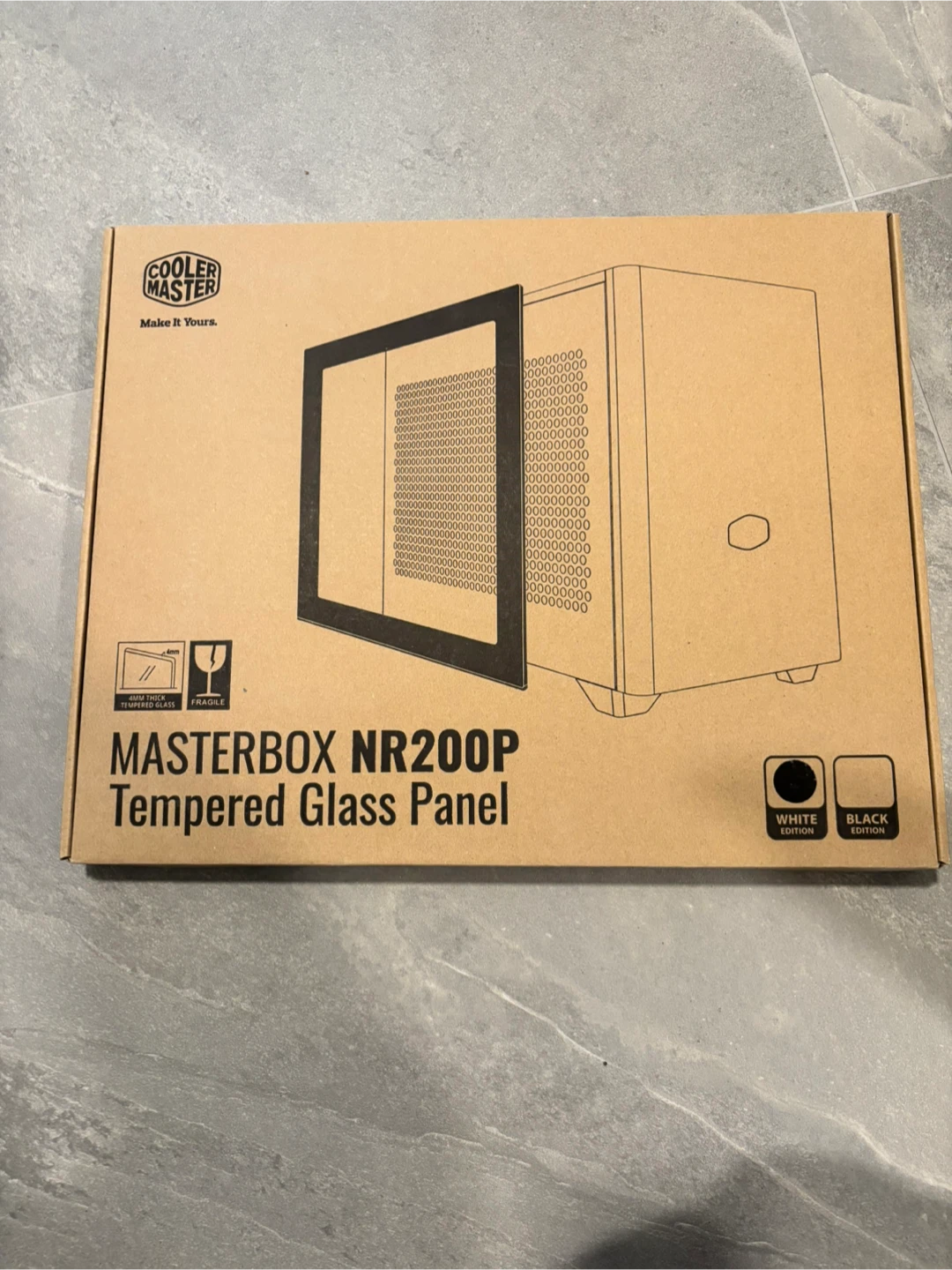 Cooler Master NR200P Tempered Glass Panel - White Edition