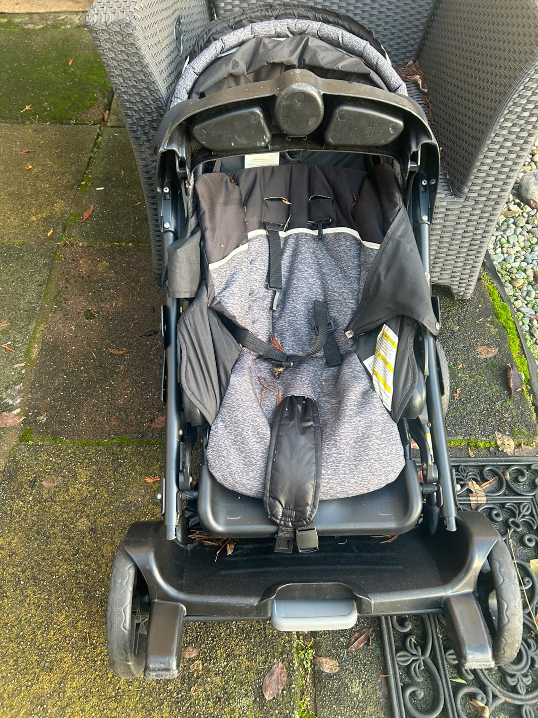 Grey Baby Stroller