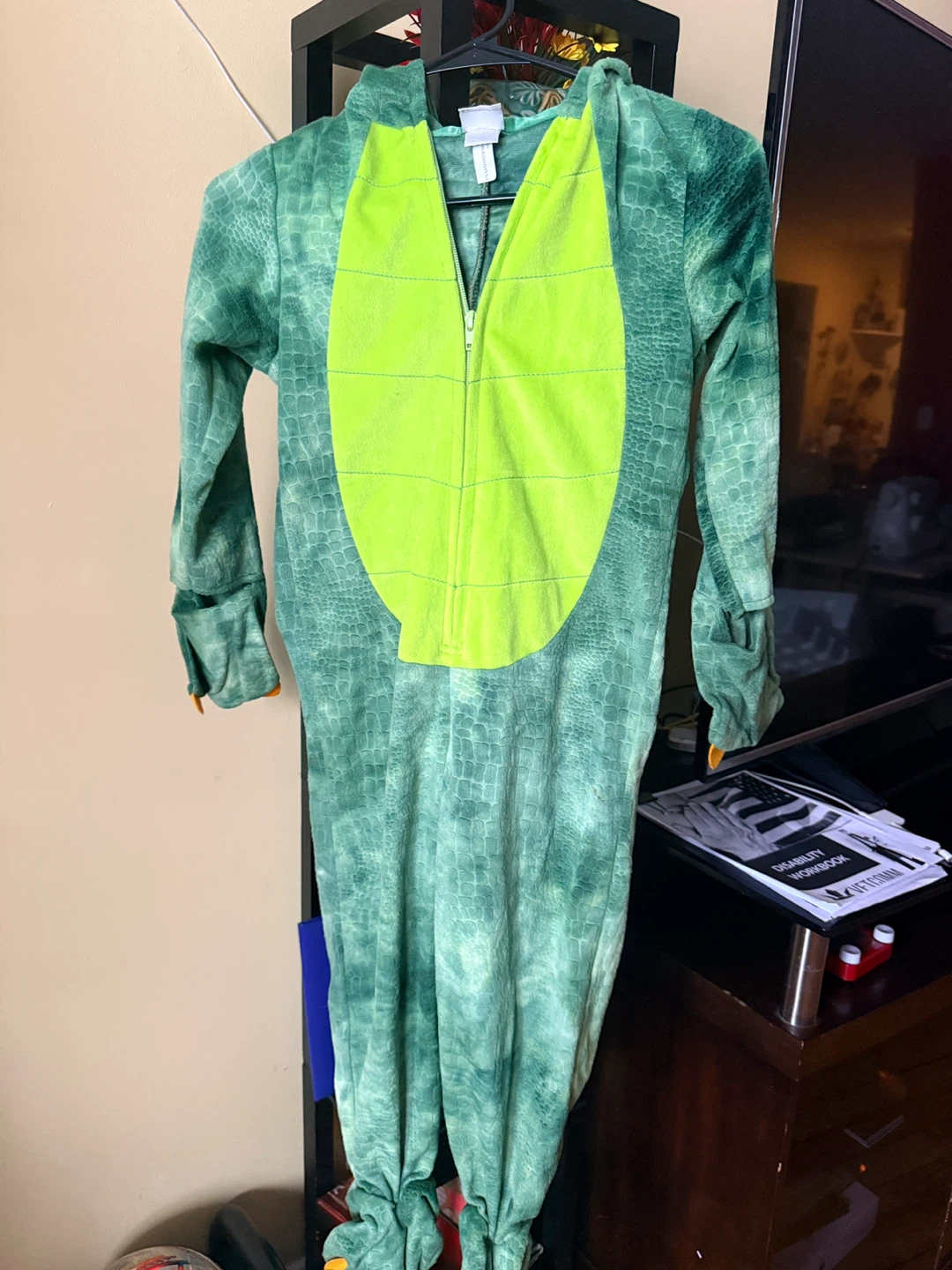 Koala Kids Green Dinosaur Costume