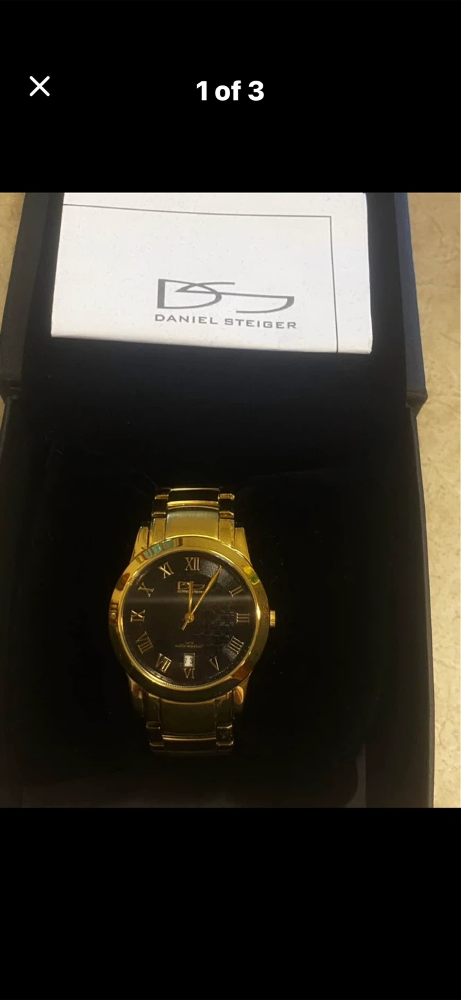 ✨Daniel Steiger Gold Men’s Watch