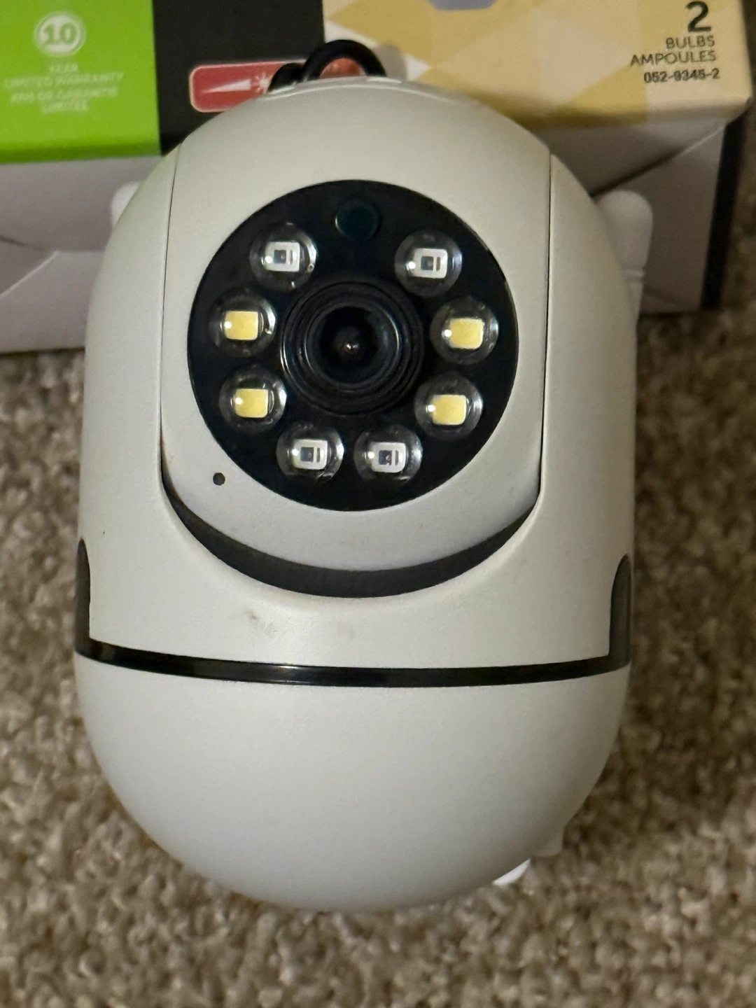 WYZECAMV3 White Security Camera