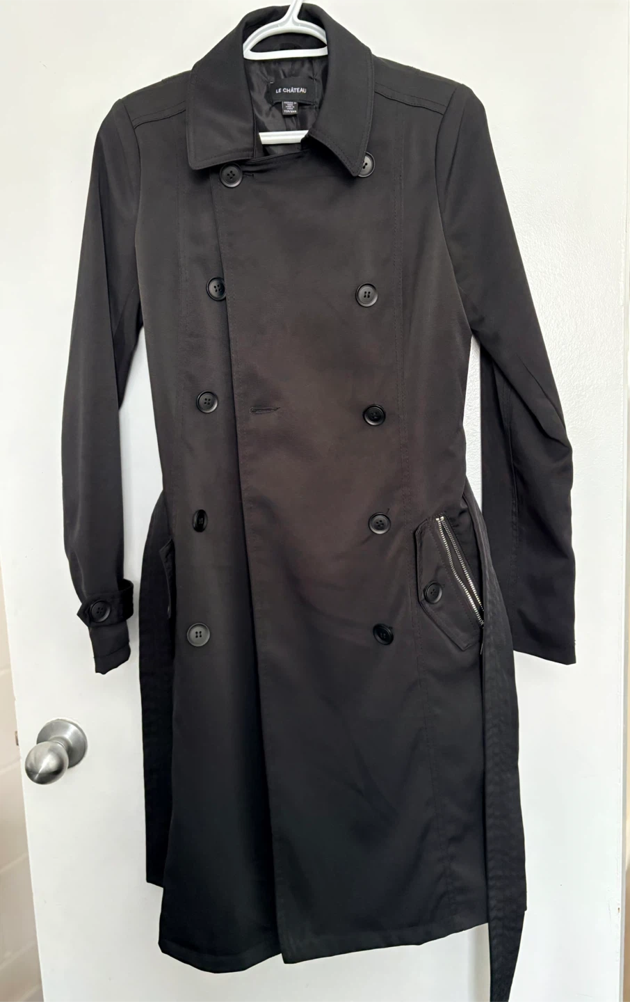 Le Chateau Black Trench Coat - photo 3