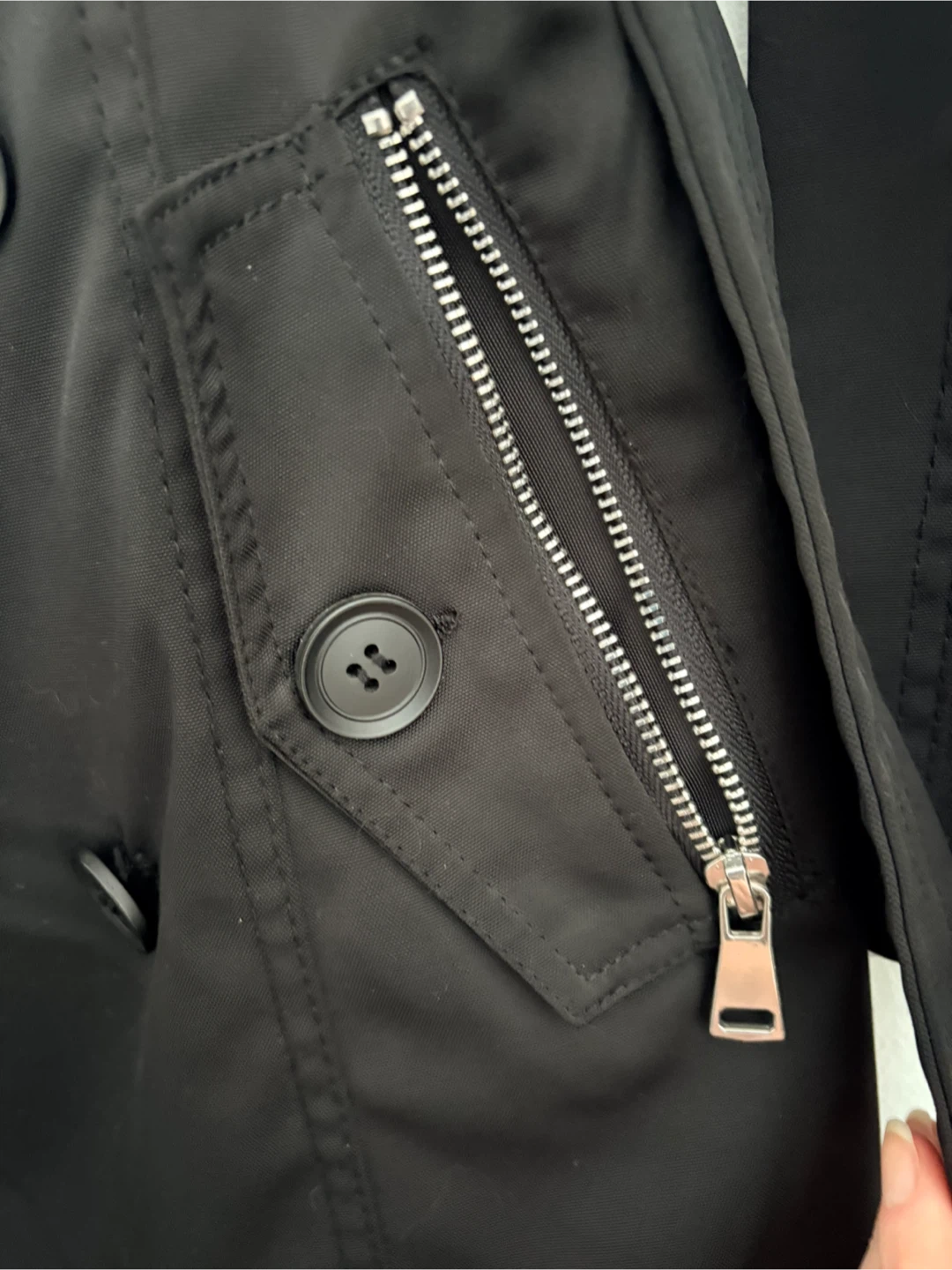Le Chateau Black Trench Coat - photo 4