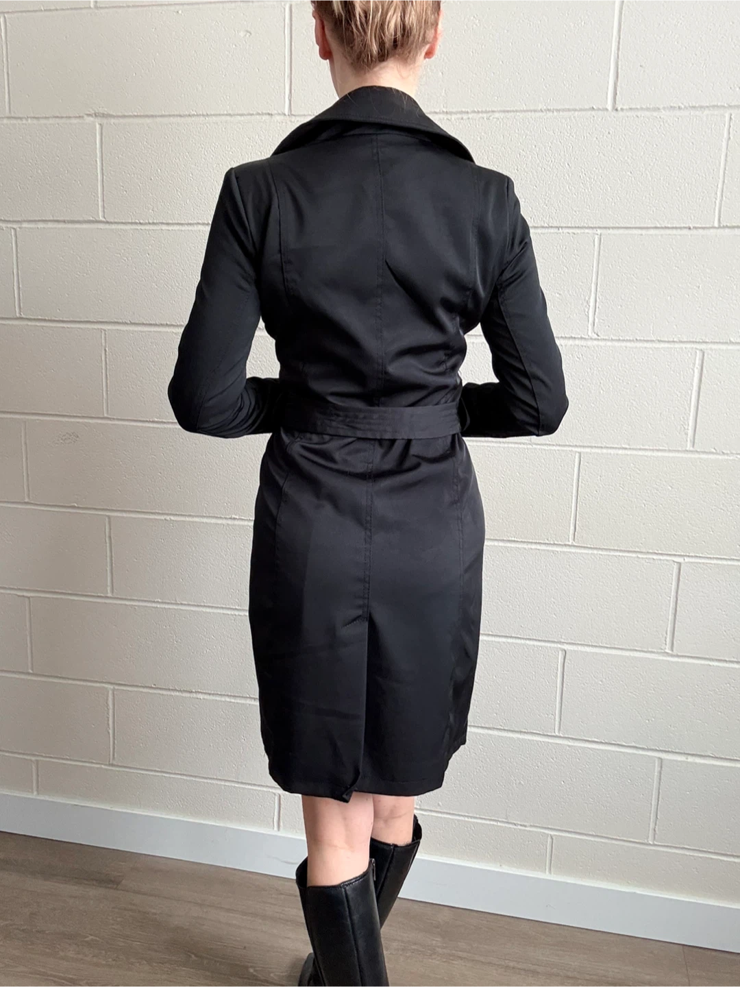 Le Chateau Black Trench Coat - photo 2