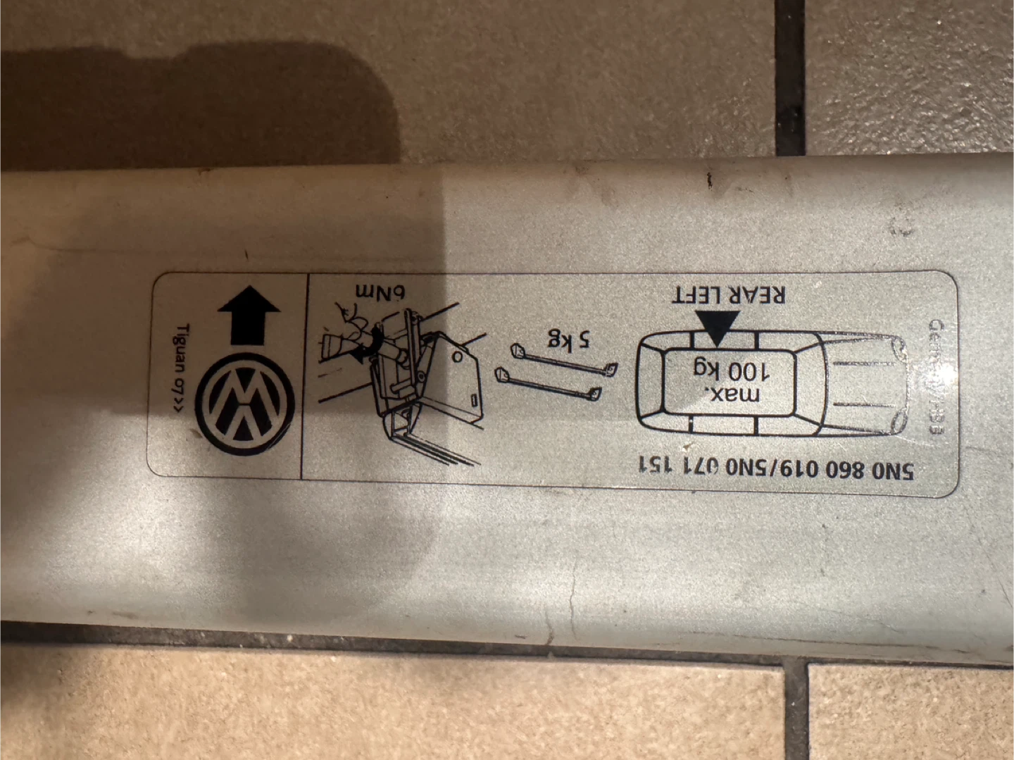 Tiguan roof rack - photo 2
