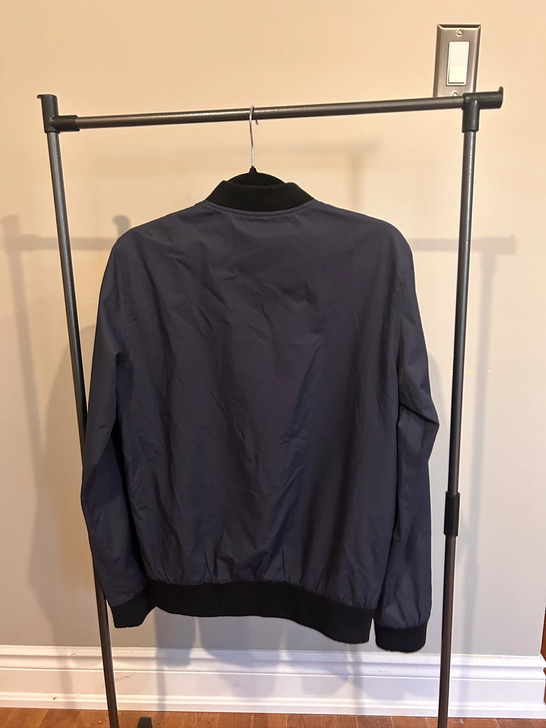 Urban Men Bomber Jacket - Navy Blue - photo 3