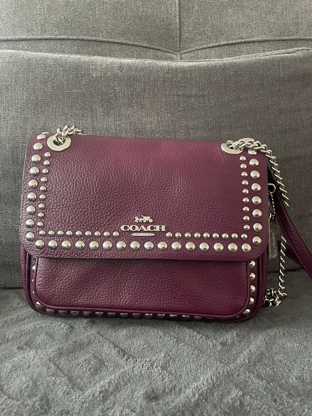 Coach Klare Crossbody 25 With Rivets LEATHER
