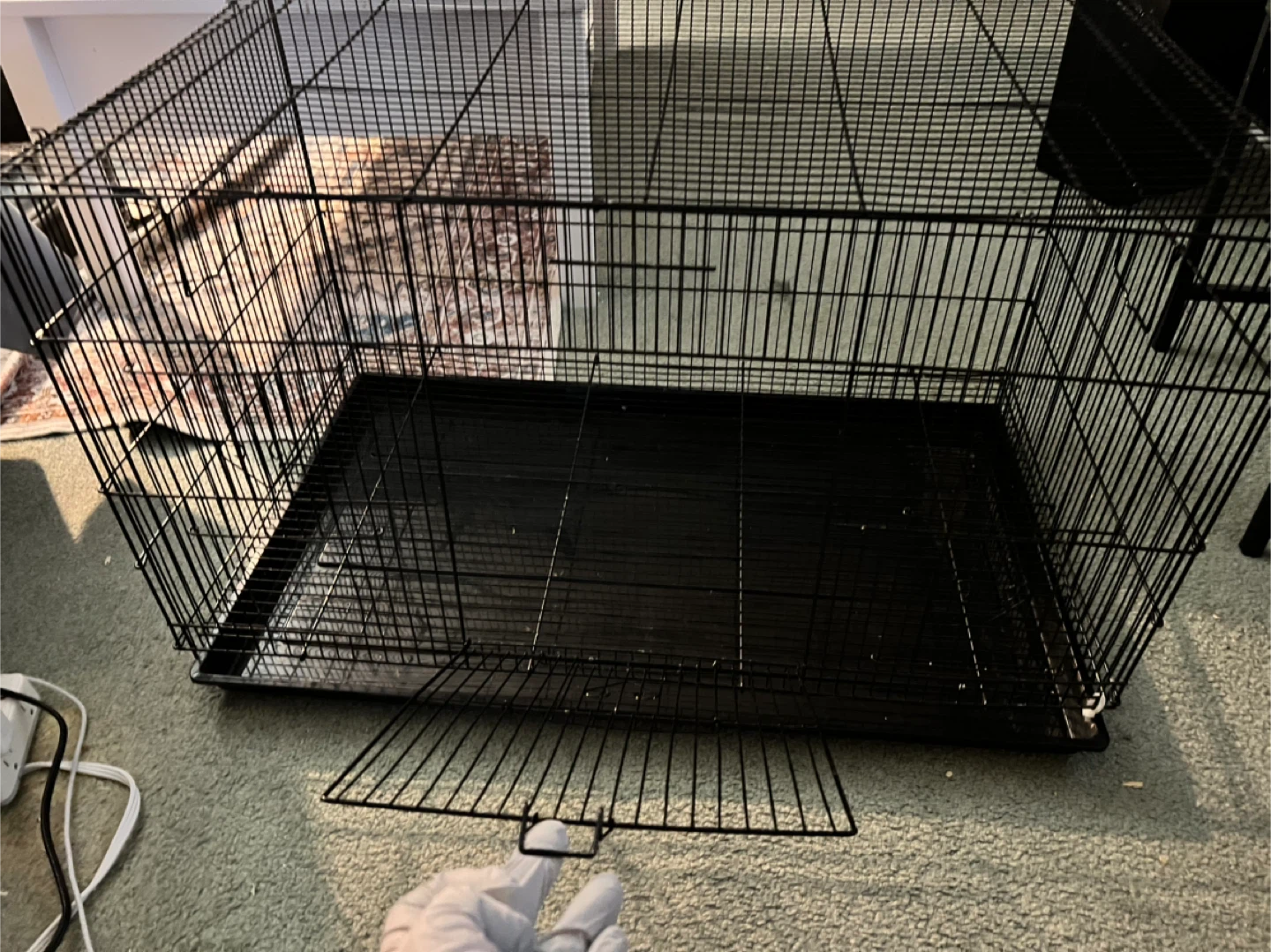 Large Black Wire Pet Cage - photo 2