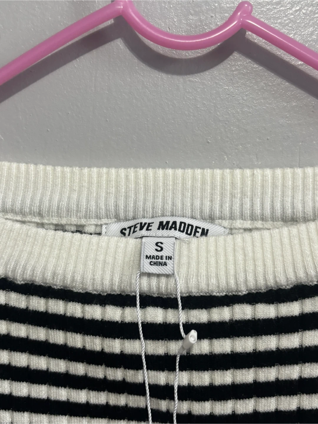 New w/Tag Steve Madden Striped Sweater - Size Small - photo 3