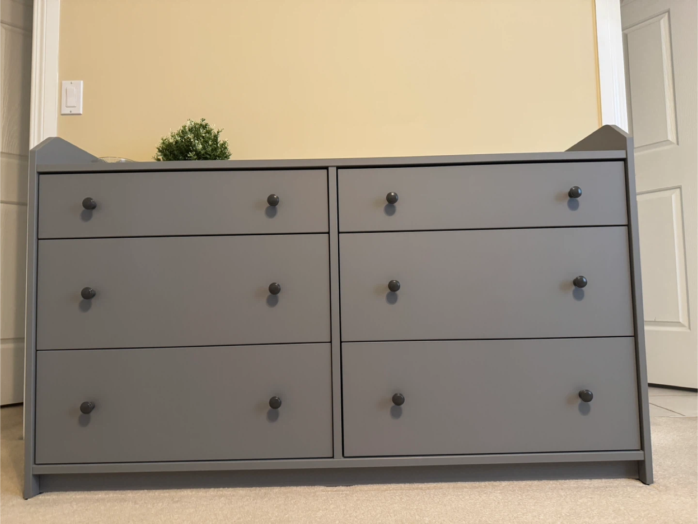 IKEA HAUGA 6-drawer Dresser & Nightstand - photo 2