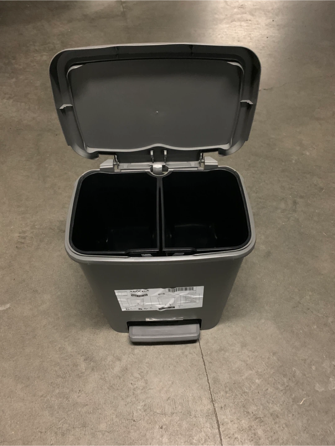 IKEA KNÖCKLA Trash Garbage Bin, 25L (7 Gallon) - photo 2