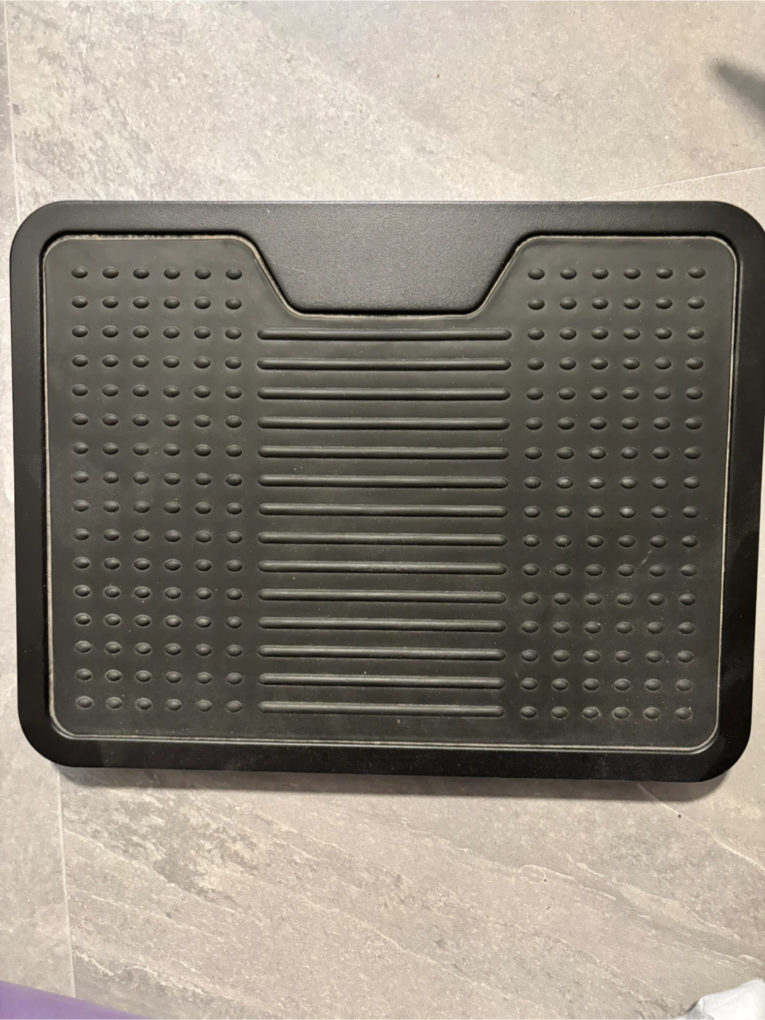 Black Adjustable Footrest