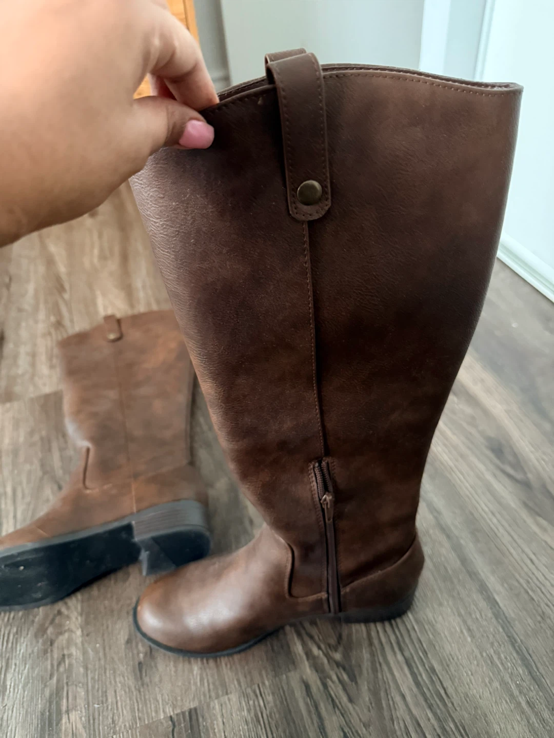 Brown Riding Boots - Size 8