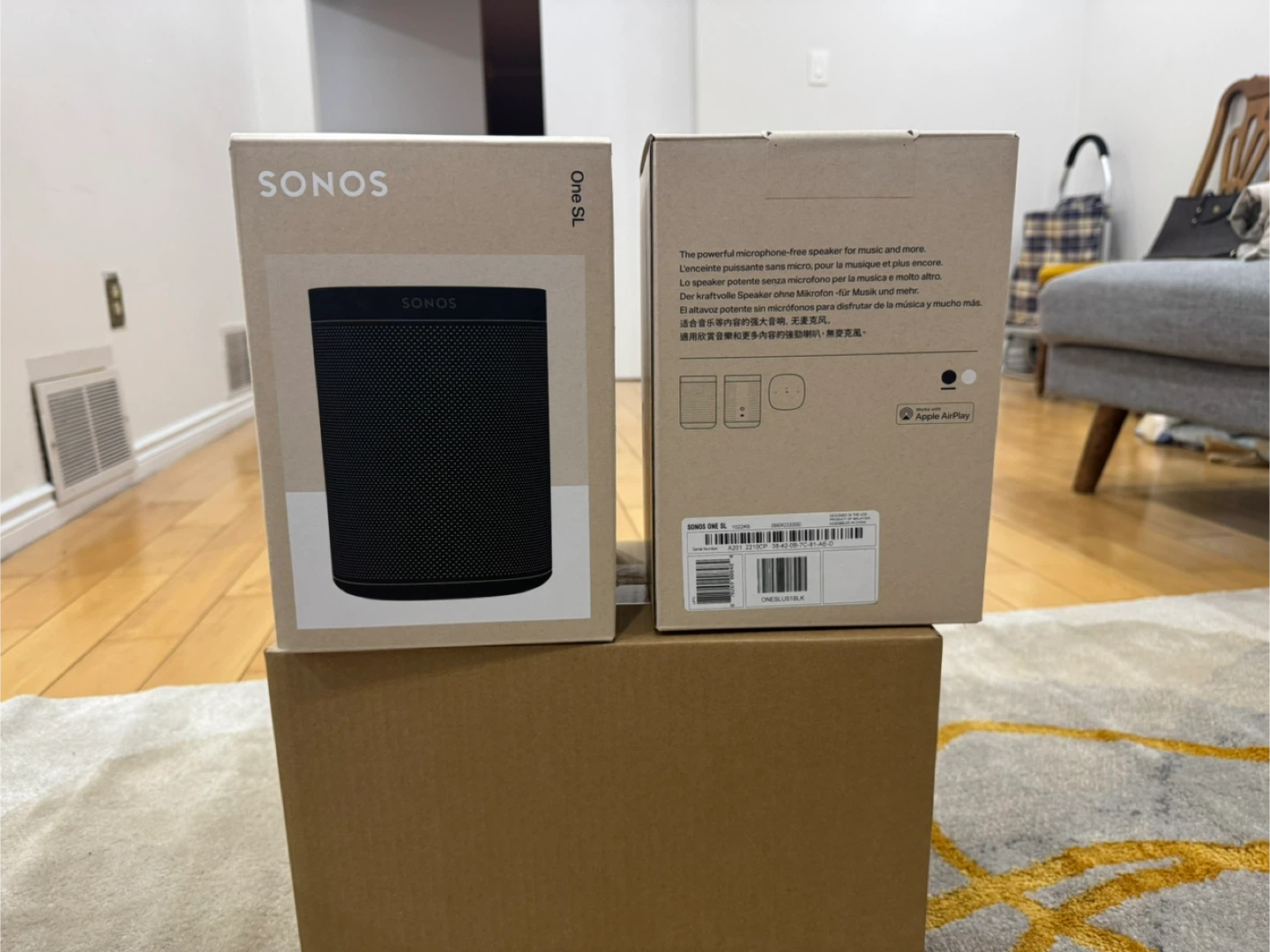 New Sonos One SL Speaker - Black