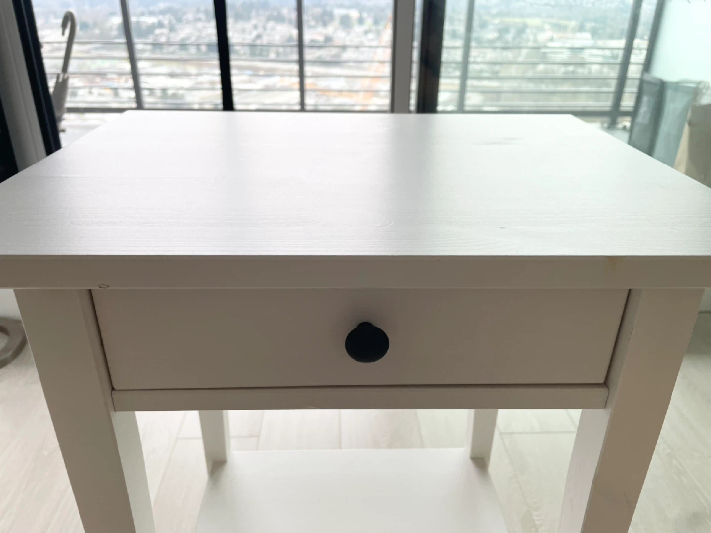 IKEA Hemnes White Nightstand - photo 4