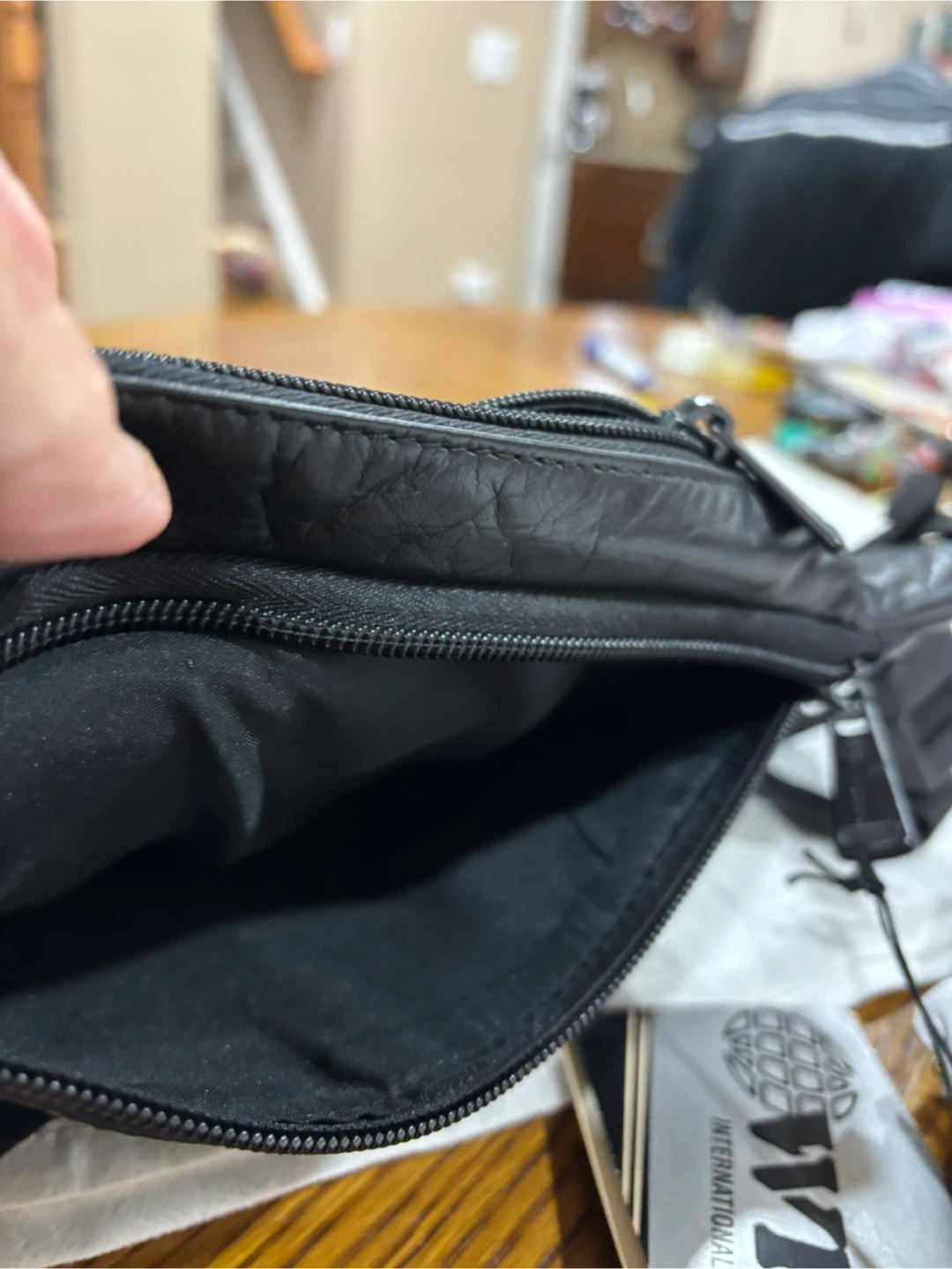 WINN International Black Leather / Crossbody-Fanny Pack - photo 2