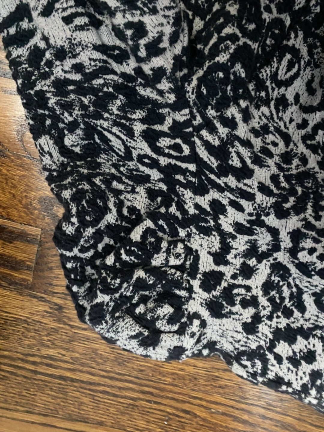 Betsey Johnson Leopard Print Peplum Jacket - Size L - photo 3