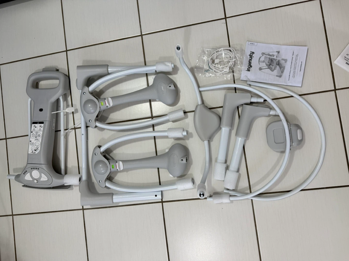 Ingenuity ConvertMe 2-in-1 Compact Portable Baby Swing & Infant - photo 3