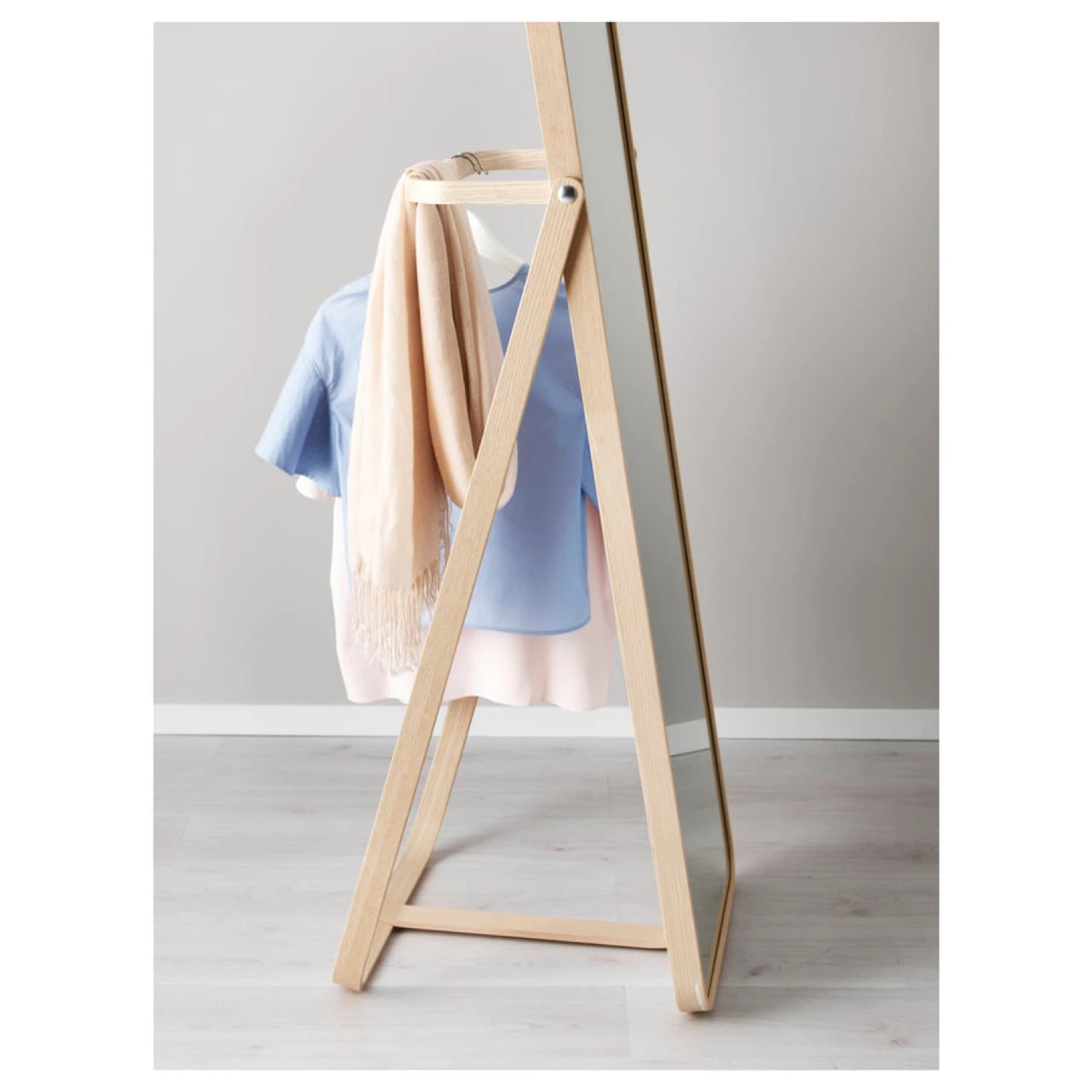 IKEA KNAPPER Standing Mirror with Clothes Rail - photo 3