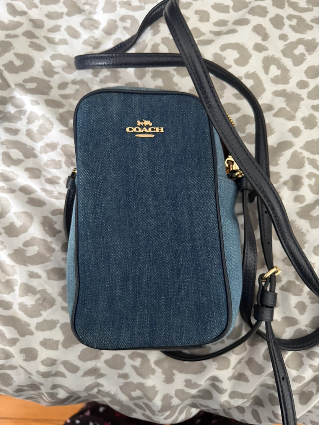 Coach Denim Crossbody Bag