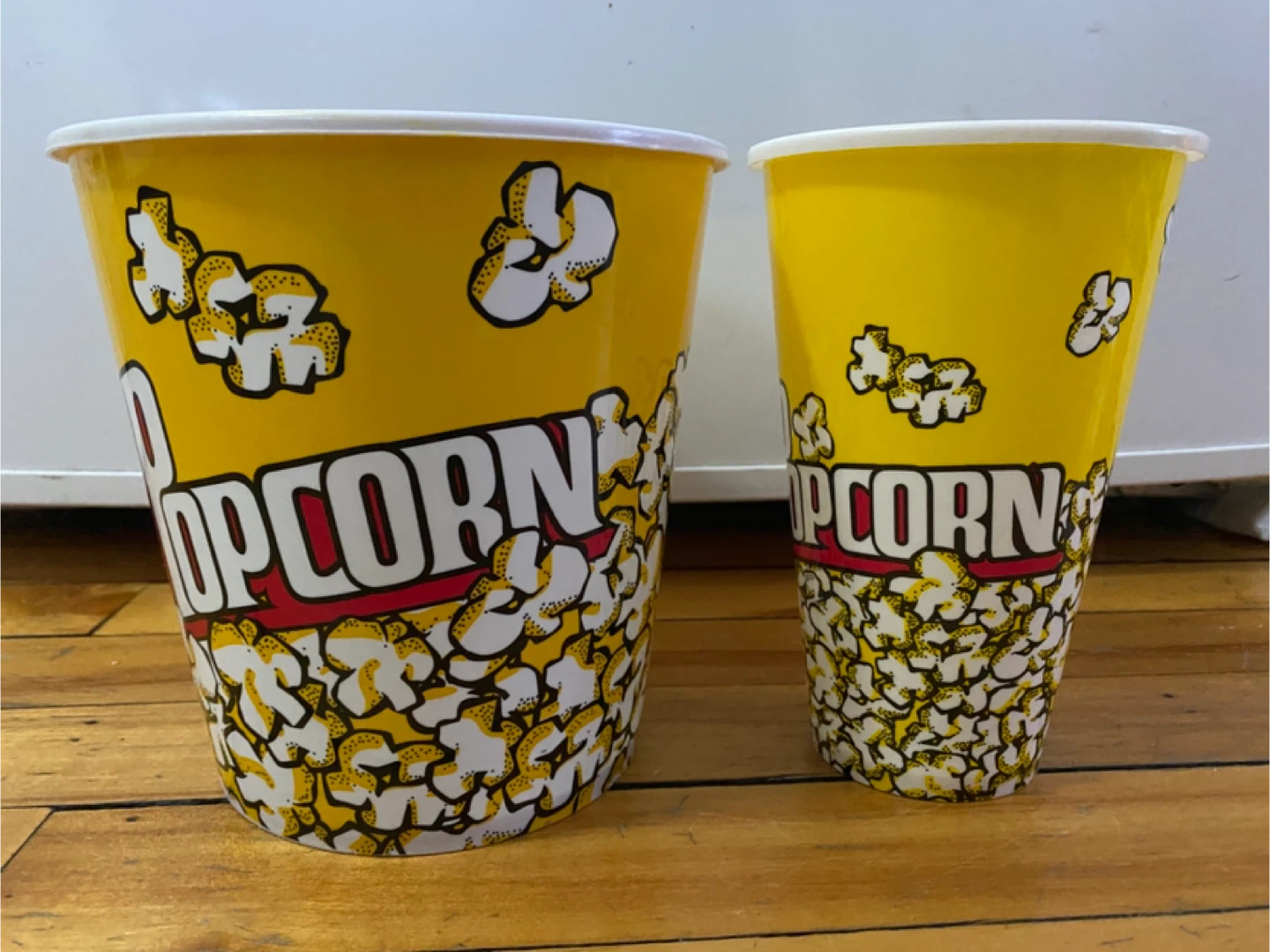 Popcorn Buckets - Set of 2