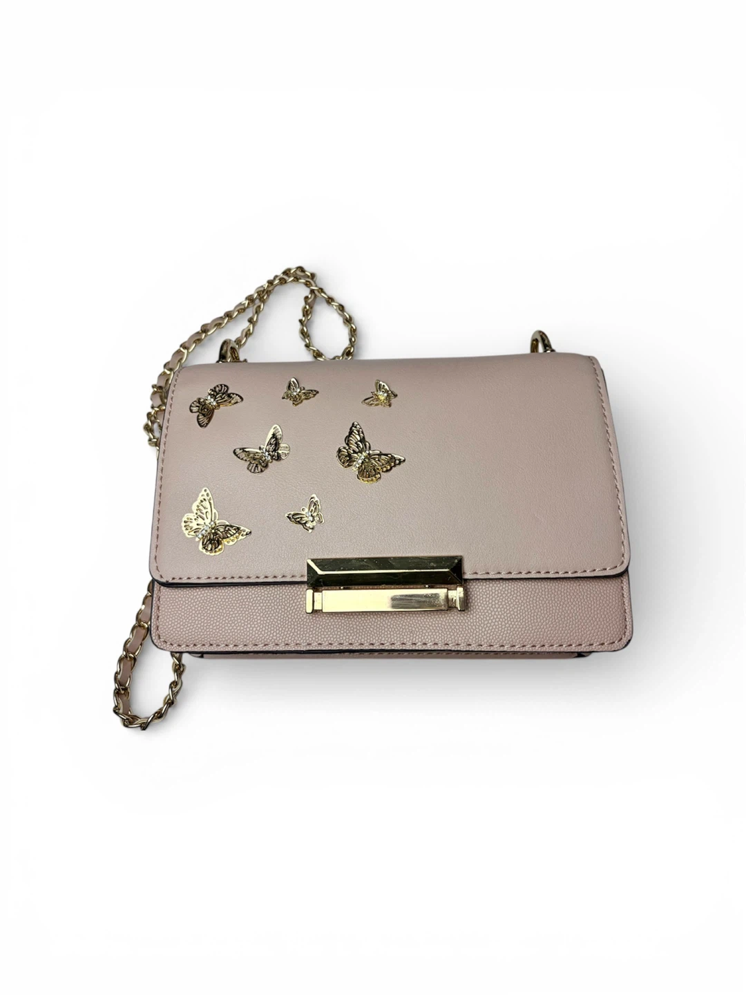 Aldo Dalsby Butterfly Embellished Light Pink Crossbody Bag