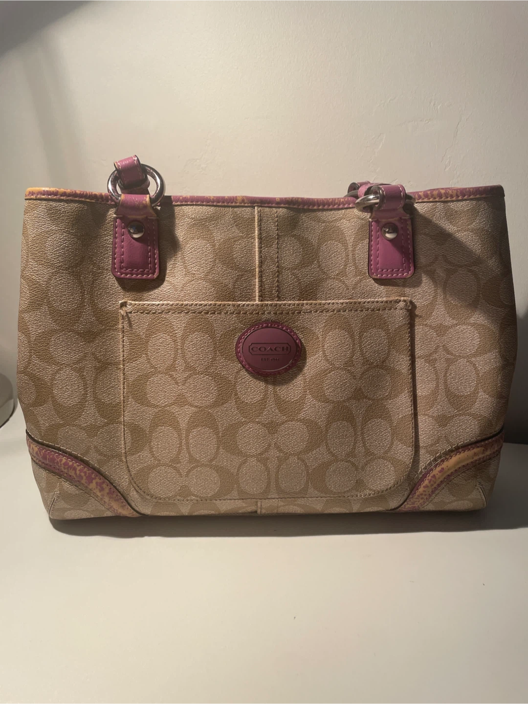 Coach Signature Vintage Tote Bag
