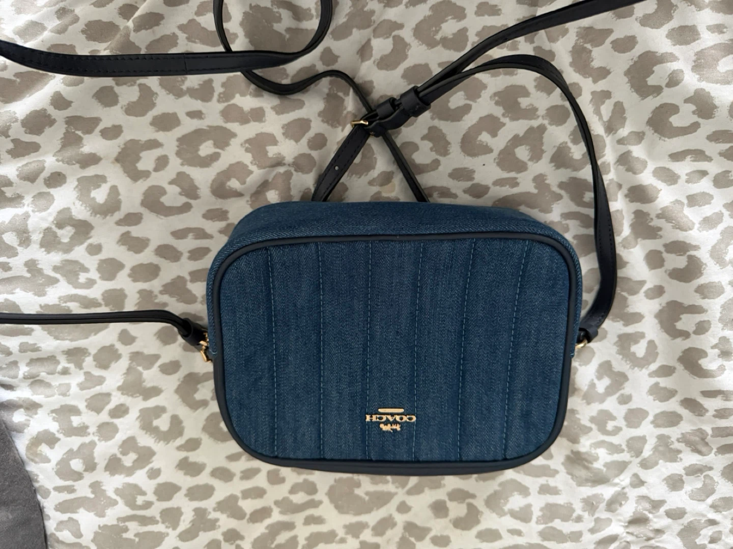 Coach Denim Camera Bag