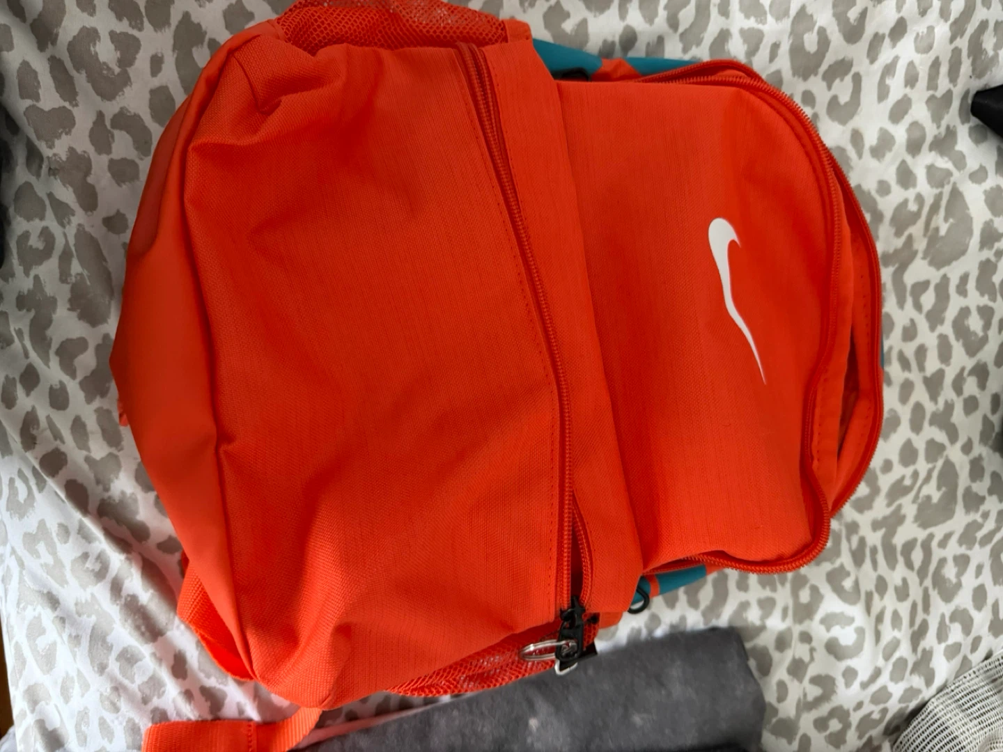 Nike Orange Sports Bag