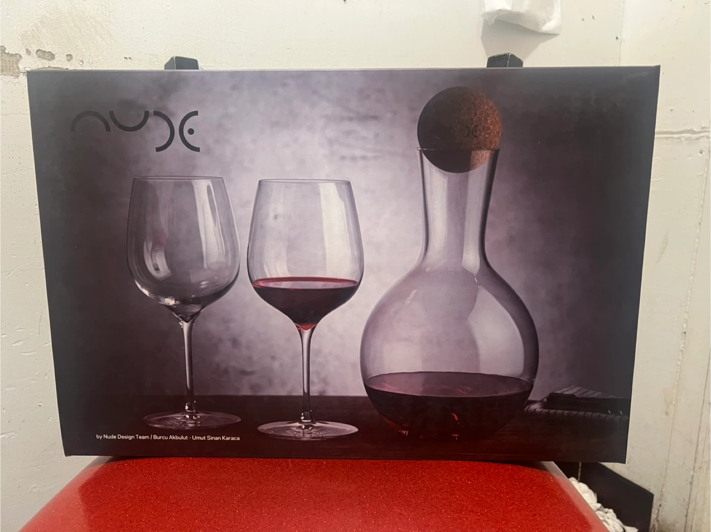 Nude Design Wine Carafe & Glasses Set - New in Box!