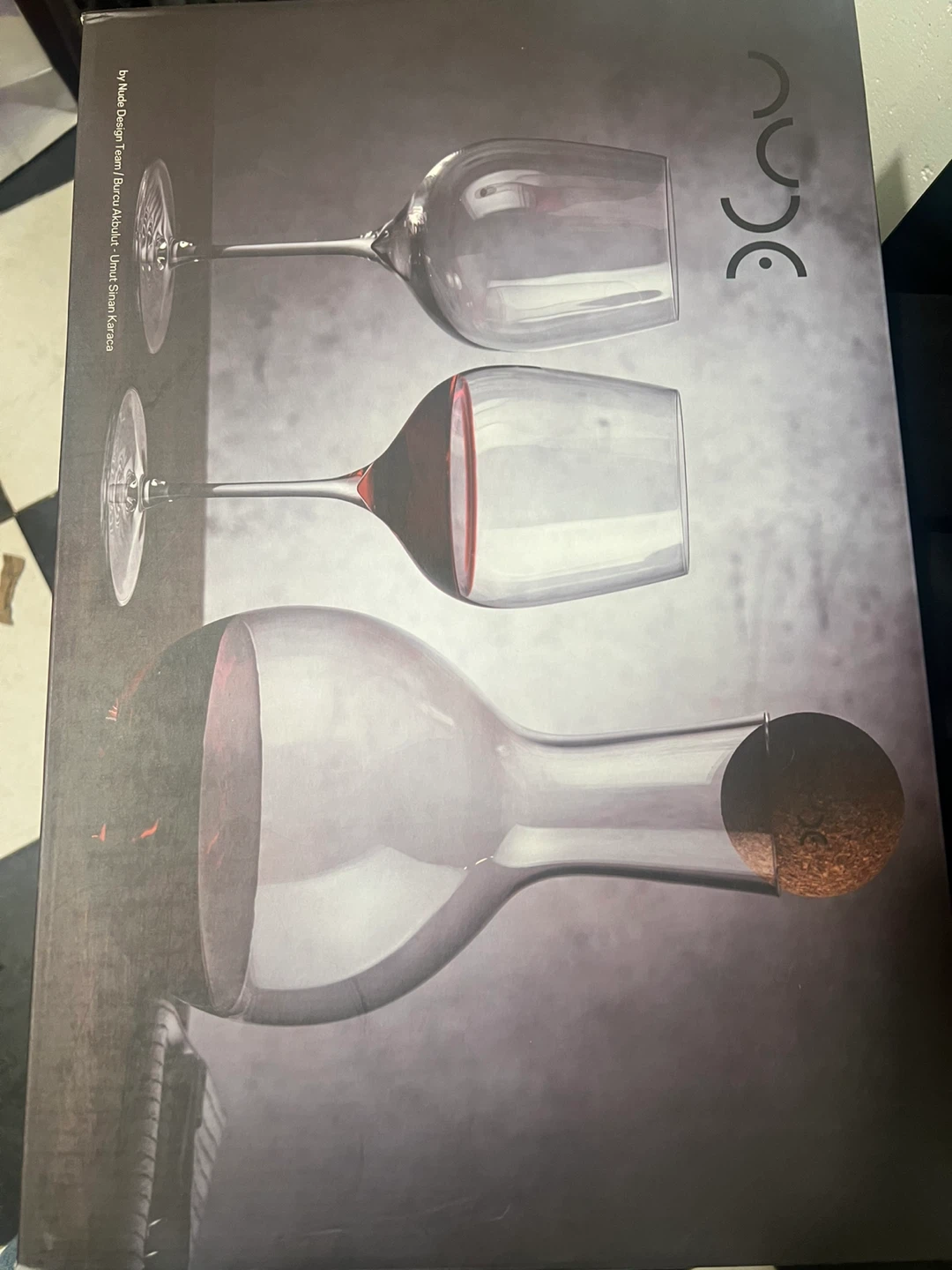 Nude Design Wine Carafe & Glasses Set - New in Box! - photo 2
