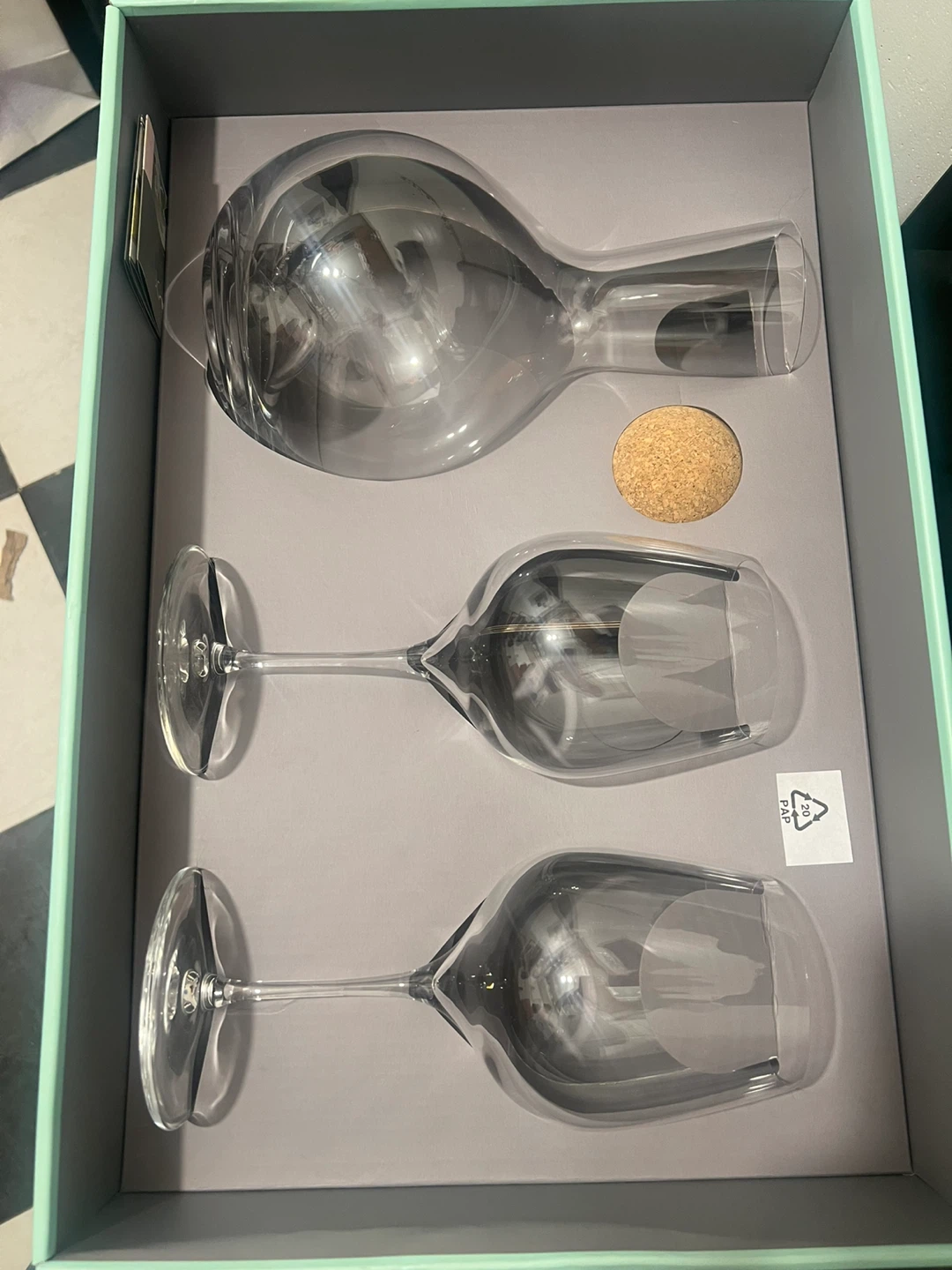Nude Design Wine Carafe & Glasses Set - New in Box! - photo 3